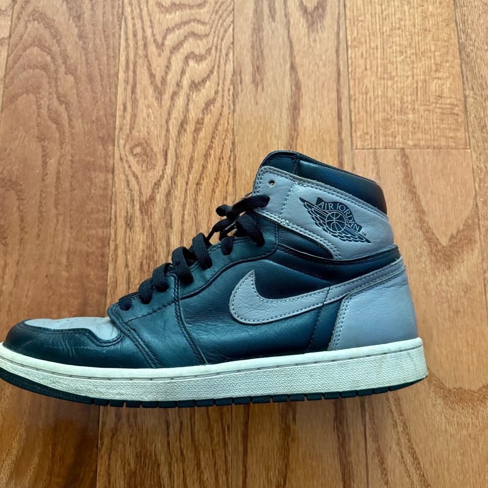 Nike Air Jordan Retro 1 OG Shadow Black Grey Men